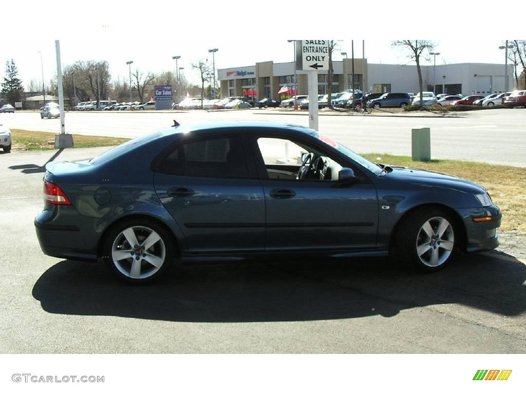 2006 9-3 Aero Sport Sedan - Fusion Blue Metallic / Parchment photo #5