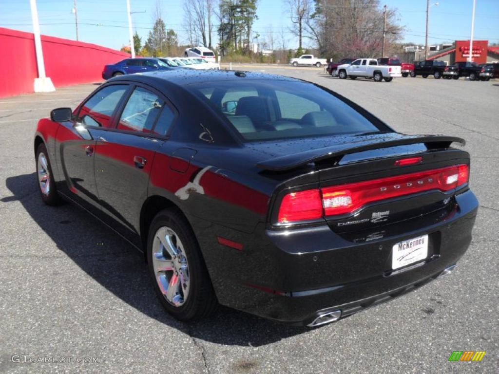 Brilliant Black Crystal Pearl 2011 Dodge Charger R/T Plus Exterior Photo #46393477