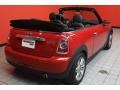 2011 Chili Red Mini Cooper Convertible  photo #3