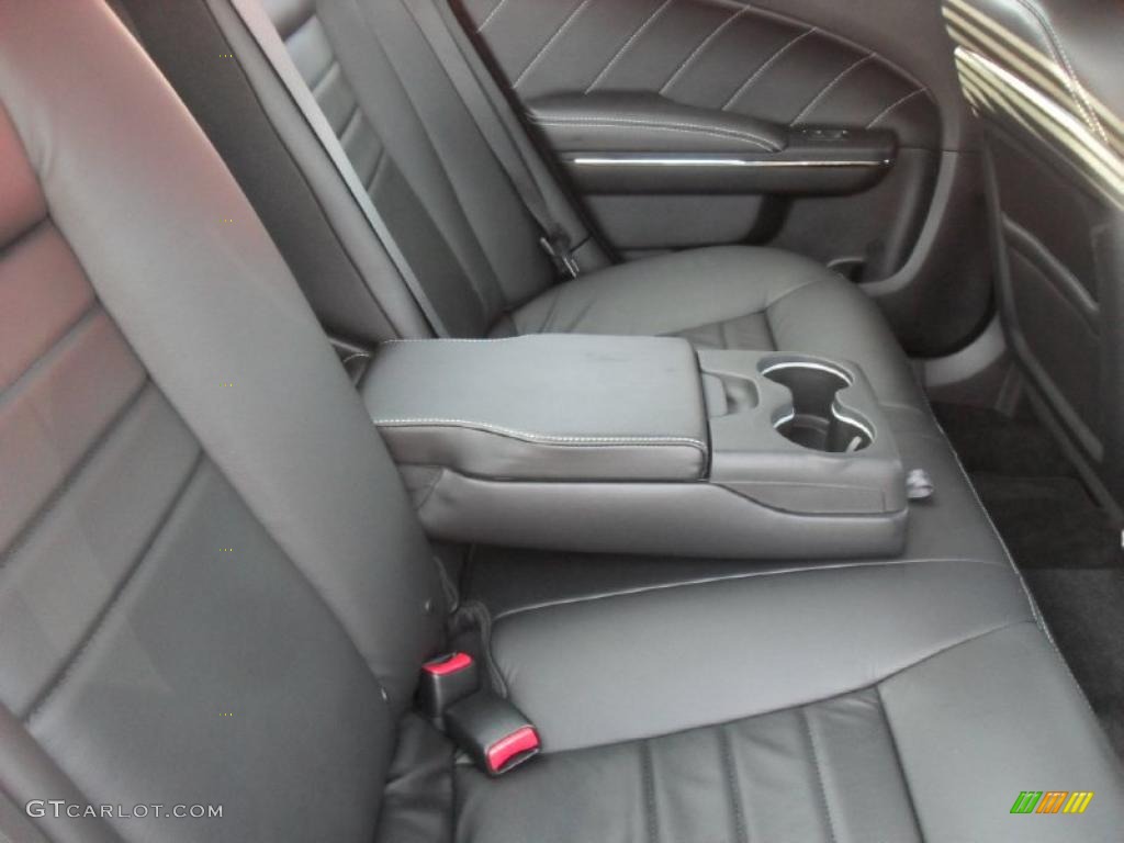 Black Interior 2011 Dodge Charger R/T Plus Photo #46393588