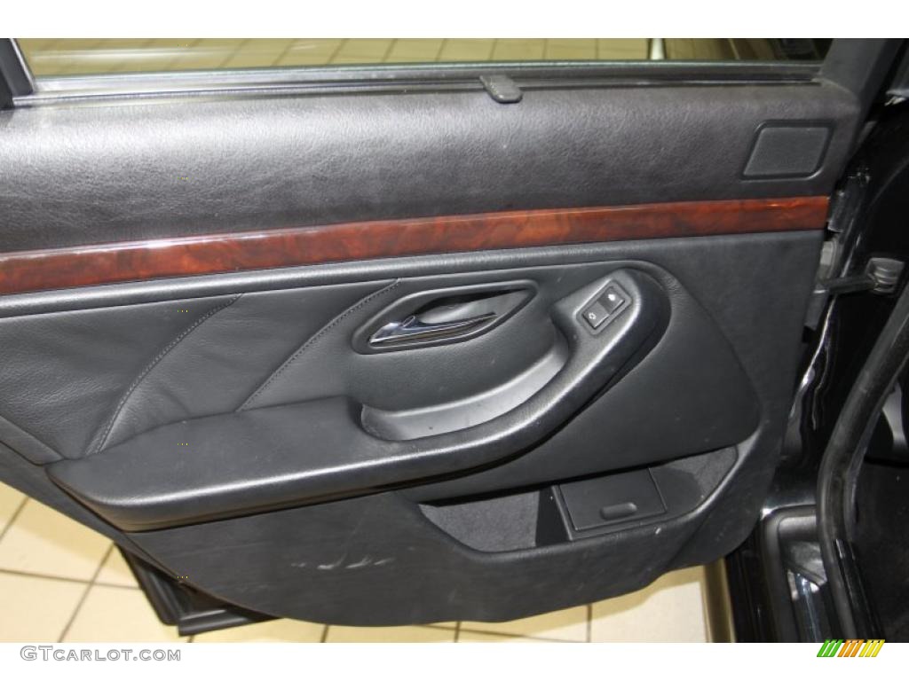 2000 BMW 5 Series 540i Sedan Black Door Panel Photo #46394224