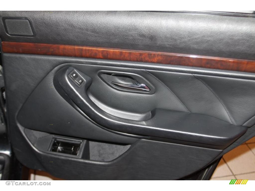 2000 BMW 5 Series 540i Sedan Black Door Panel Photo #46394242