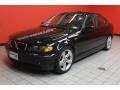 2005 Jet Black BMW 3 Series 325i Sedan  photo #2