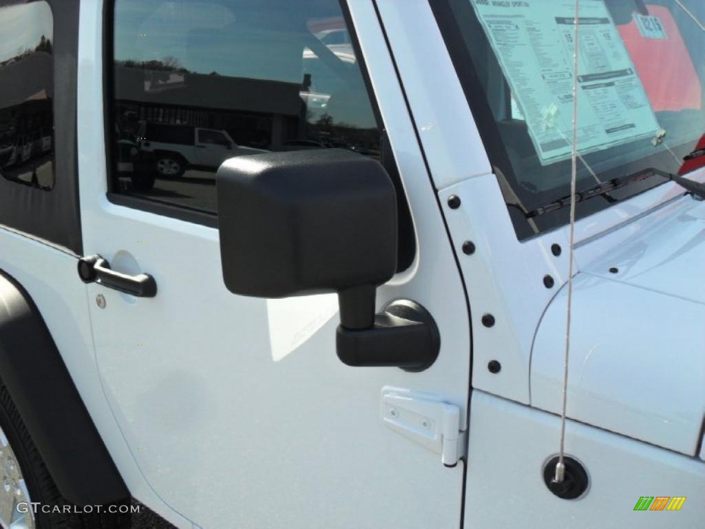 2011 Wrangler Sport S 4x4 - Bright White / Black photo #21