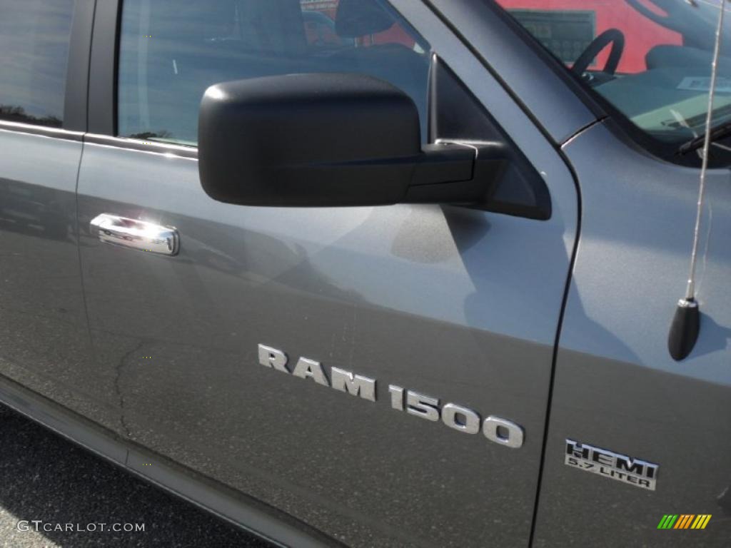 2011 Ram 1500 SLT Crew Cab - Mineral Gray Metallic / Dark Slate Gray/Medium Graystone photo #21