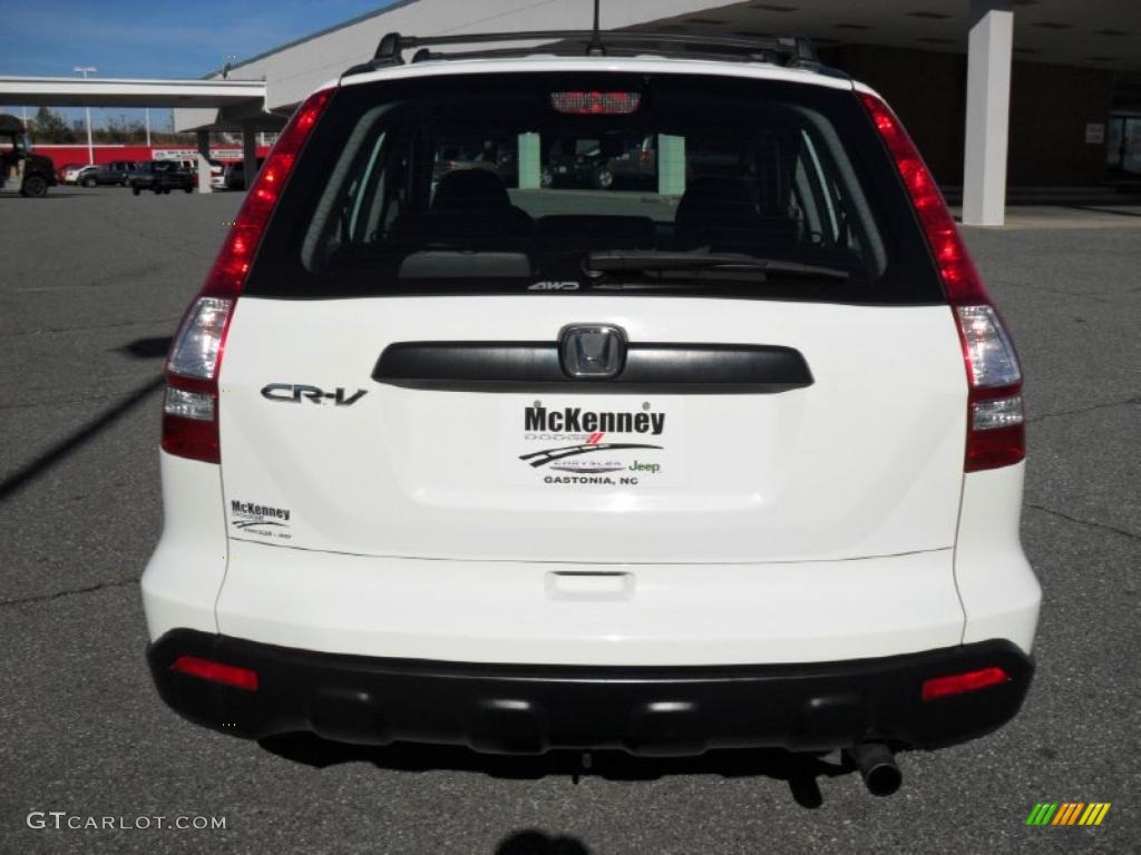 2008 CR-V LX 4WD - Taffeta White / Gray photo #3
