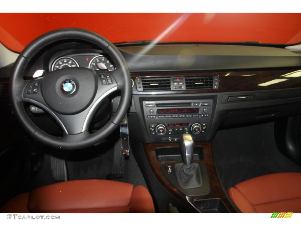 2010 3 Series 328i Sedan - Jet Black / Coral Red/Black Dakota Leather photo #5
