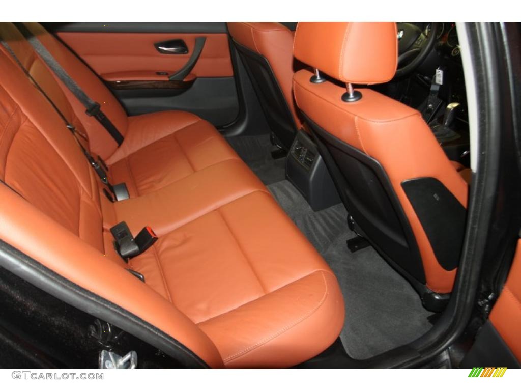 2010 3 Series 328i Sedan - Jet Black / Coral Red/Black Dakota Leather photo #27