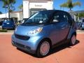 Light Blue Metallic 2011 Smart fortwo pure coupe
