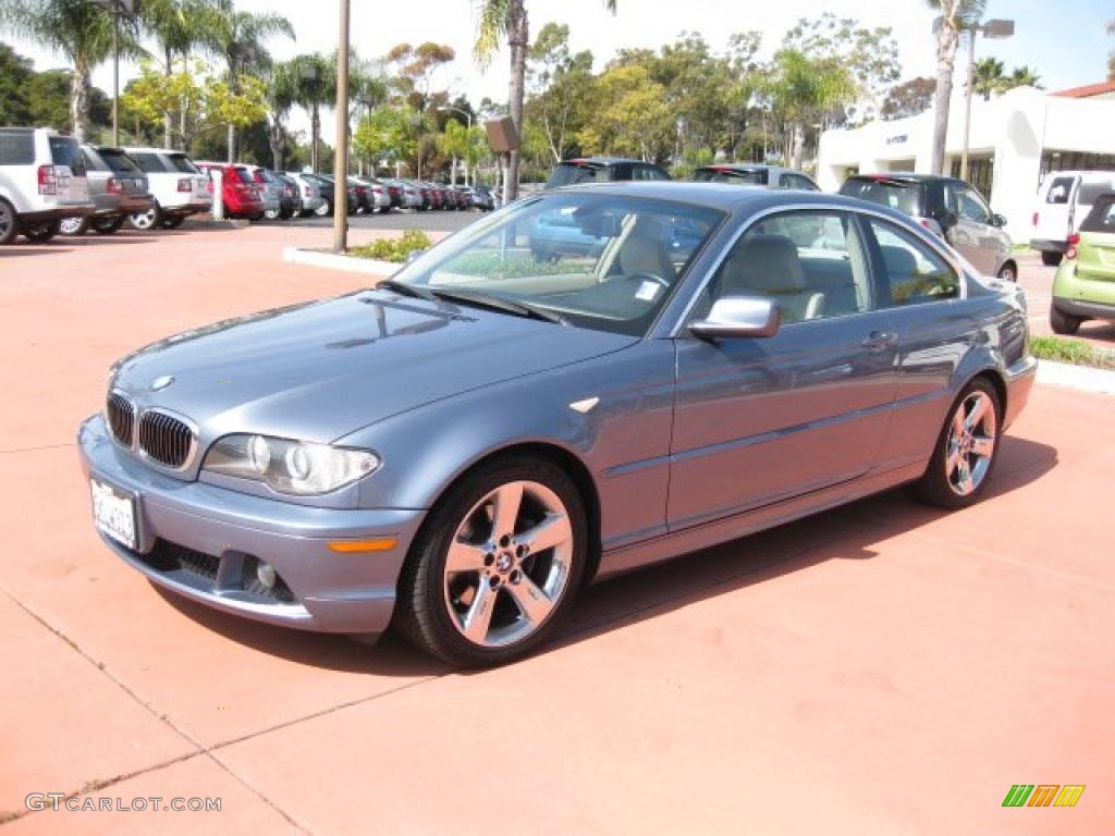 Steel Blue Metallic 2004 BMW 3 Series 325i Coupe Exterior Photo #46398189