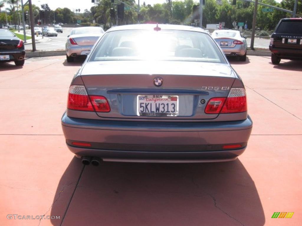 2004 3 Series 325i Coupe - Steel Blue Metallic / Sand Montana Leather photo #4