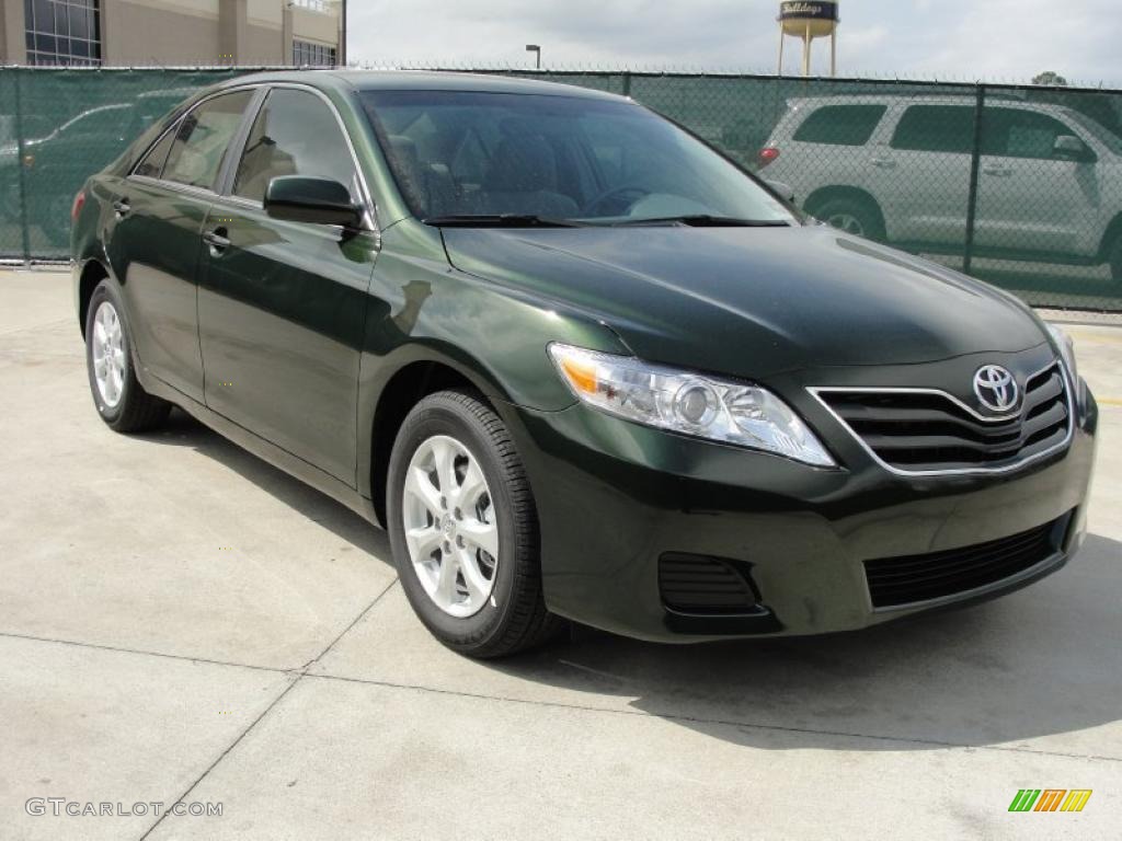 2011 Camry LE - Spruce Green Mica / Ash photo #1