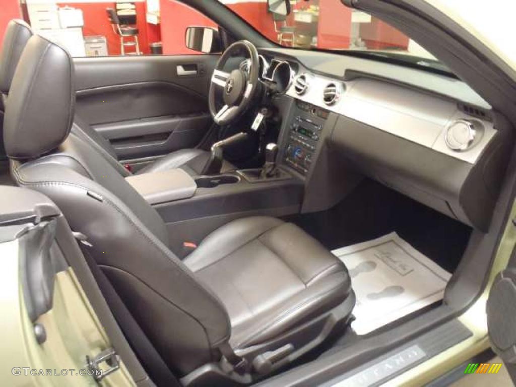 Dark Charcoal Interior 2006 Ford Mustang V6 Premium Convertible Photo #46398309