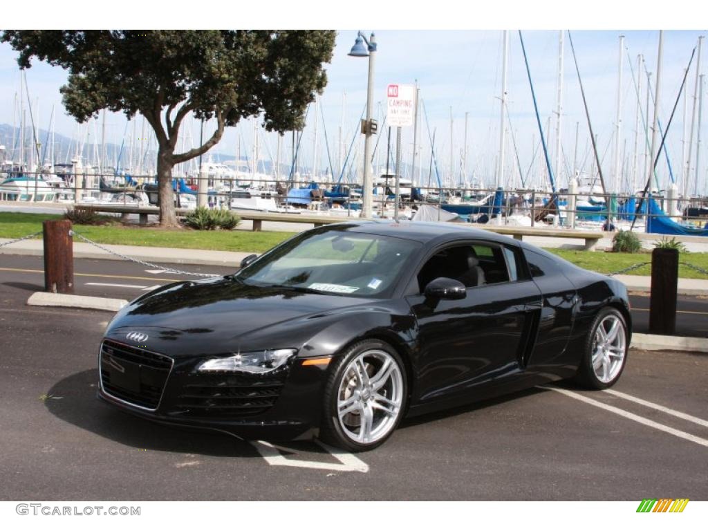 Phantom Black Pearl Effect 2008 Audi R8 4.2 FSI quattro Exterior Photo #46398444