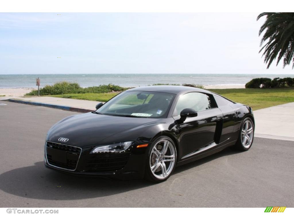 Phantom Black Pearl Effect 2008 Audi R8 4.2 FSI quattro Exterior Photo #46398459