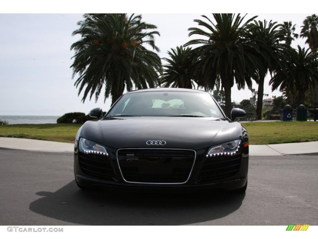 Phantom Black Pearl Effect 2008 Audi R8 4.2 FSI quattro Exterior Photo #46398471