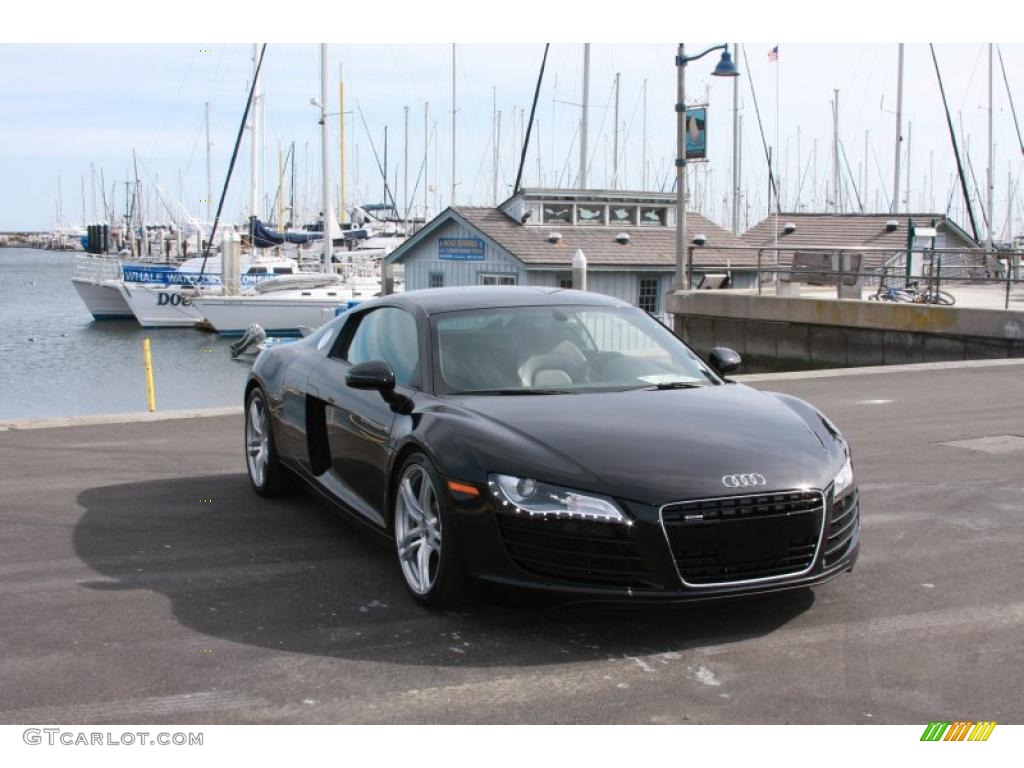 Phantom Black Pearl Effect 2008 Audi R8 4.2 FSI quattro Exterior Photo #46398513