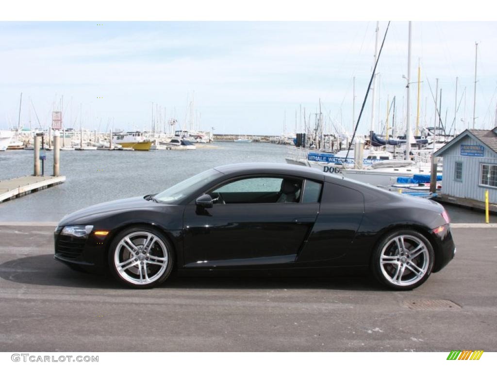 Phantom Black Pearl Effect 2008 Audi R8 4.2 FSI quattro Exterior Photo #46398531