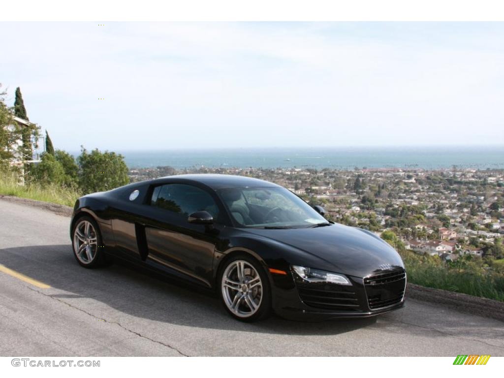 Phantom Black Pearl Effect 2008 Audi R8 4.2 FSI quattro Exterior Photo #46398546