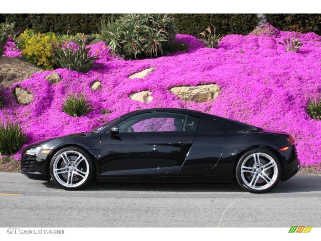 Phantom Black Pearl Effect 2008 Audi R8 4.2 FSI quattro Exterior Photo #46398666