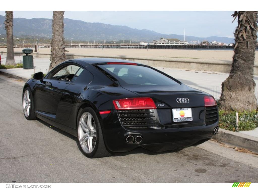 Phantom Black Pearl Effect 2008 Audi R8 4.2 FSI quattro Exterior Photo #46398696