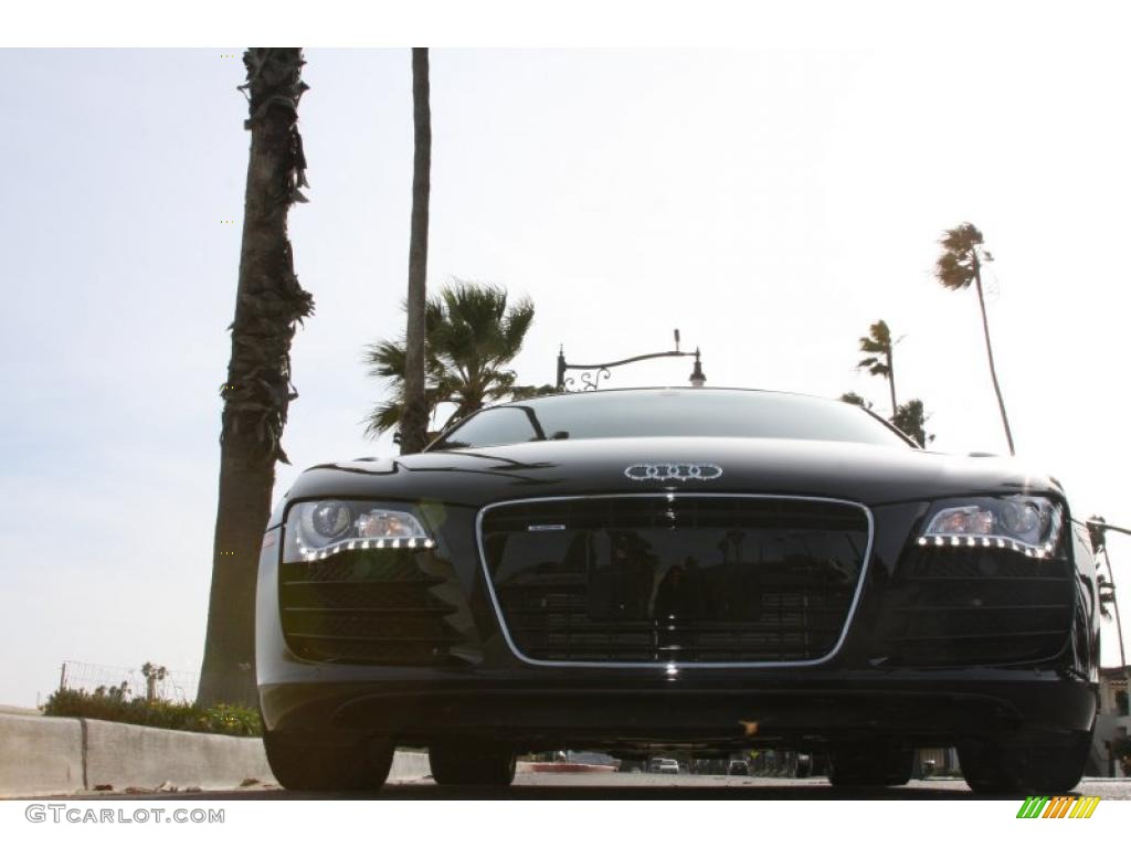 Phantom Black Pearl Effect 2008 Audi R8 4.2 FSI quattro Exterior Photo #46398718