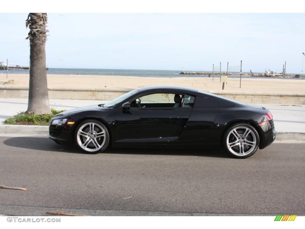 Phantom Black Pearl Effect 2008 Audi R8 4.2 FSI quattro Exterior Photo #46398732