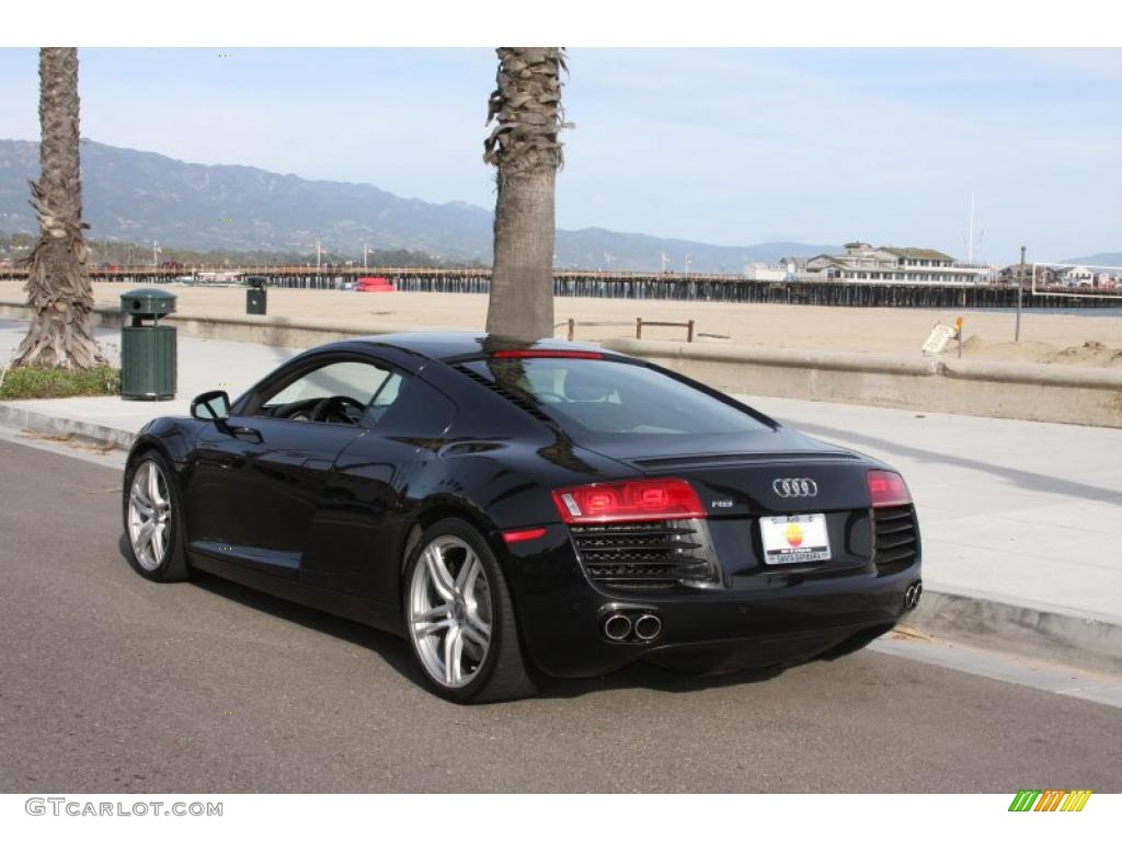 Phantom Black Pearl Effect 2008 Audi R8 4.2 FSI quattro Exterior Photo #46398744
