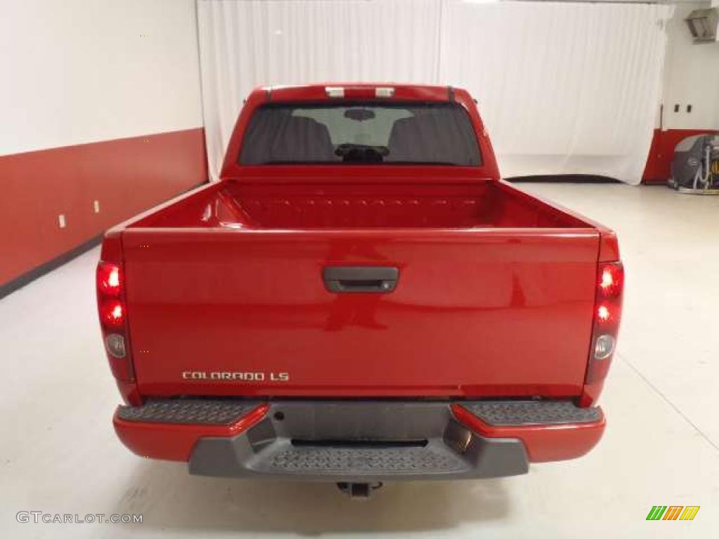 Victory Red 2005 Chevrolet Colorado LS Crew Cab Exterior Photo #46398750