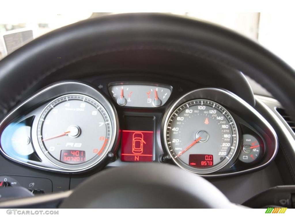 2008 Audi R8 4.2 FSI quattro Gauges Photo #46398774