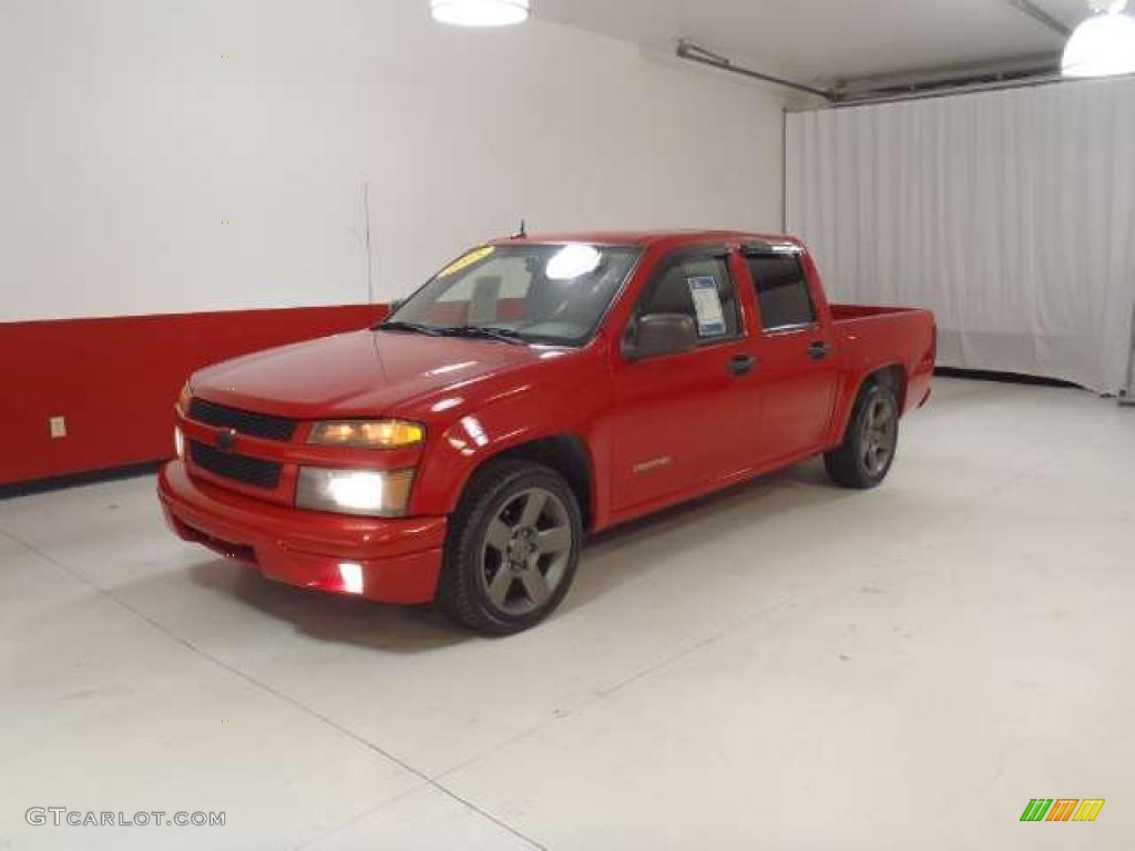 Victory Red 2005 Chevrolet Colorado LS Crew Cab Exterior Photo #46398792