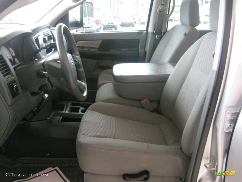 Medium Slate Gray Interior 2007 Dodge Ram 3500 SLT Mega Cab 4x4 Dually Photo #46399329