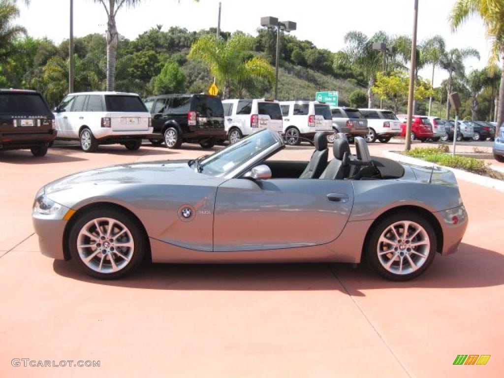 2008 Z4 3.0i Roadster - Space Grey Metallic / Black photo #4