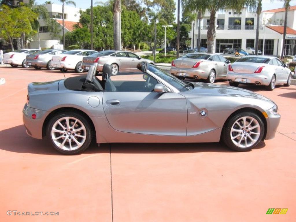 2008 Z4 3.0i Roadster - Space Grey Metallic / Black photo #6