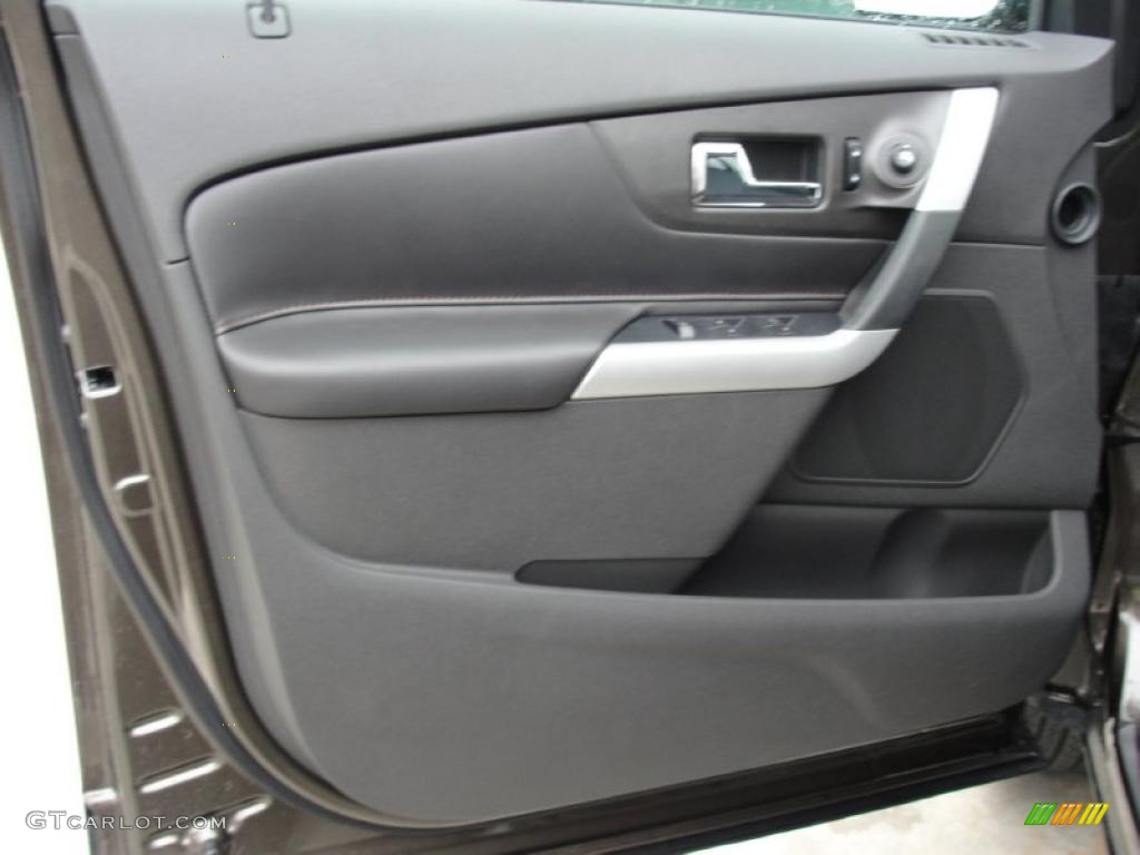2011 Ford Edge SEL Charcoal Black Door Panel Photo #46399728