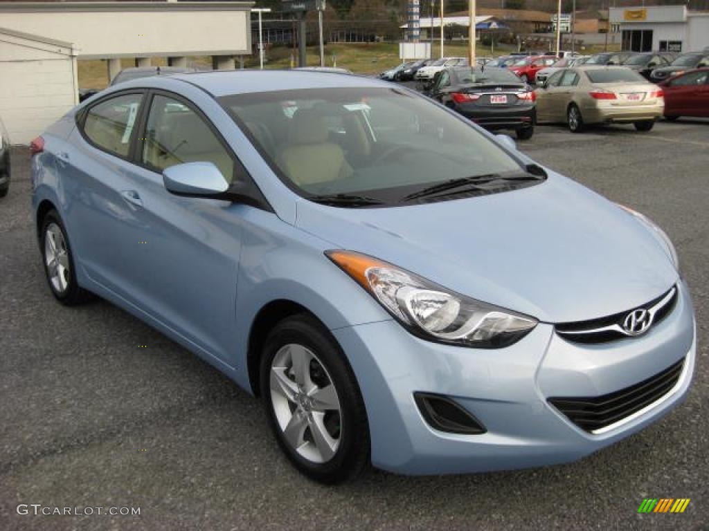 Blue Sky Metallic 2011 Hyundai Elantra GLS Exterior Photo #46400964
