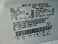 Z1: Oxford White 2011 Ford F250 Super Duty XL Crew Cab 4x4 Color Code