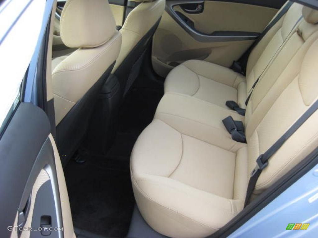 Beige Interior 2011 Hyundai Elantra GLS Photo #46401117