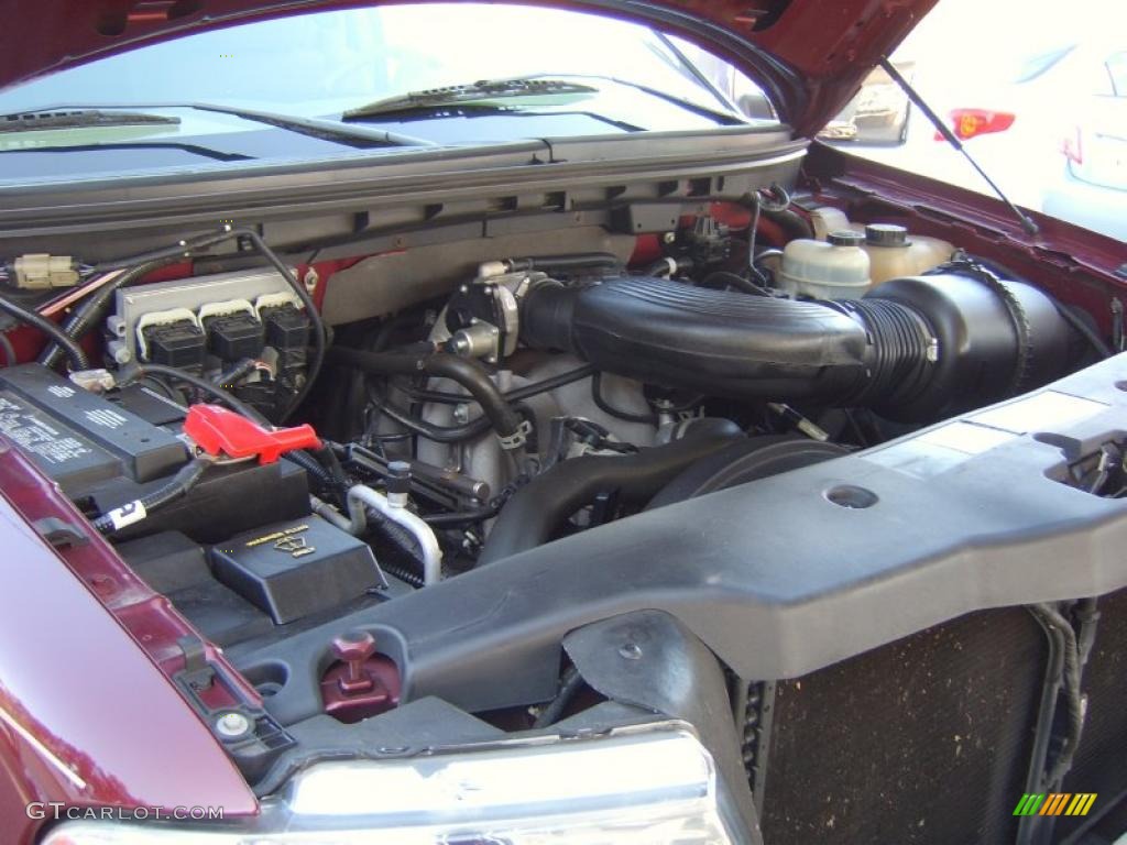 2006 F150 XLT SuperCab - Dark Toreador Red Metallic / Tan photo #16