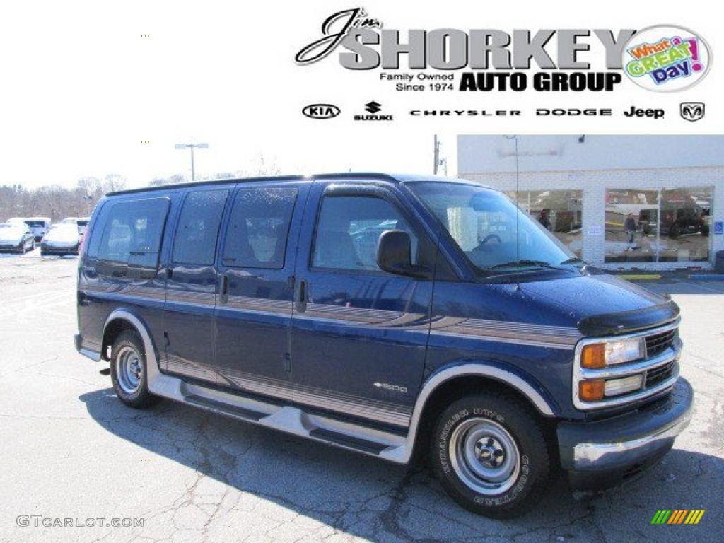 Indigo Blue Metallic Chevrolet Express