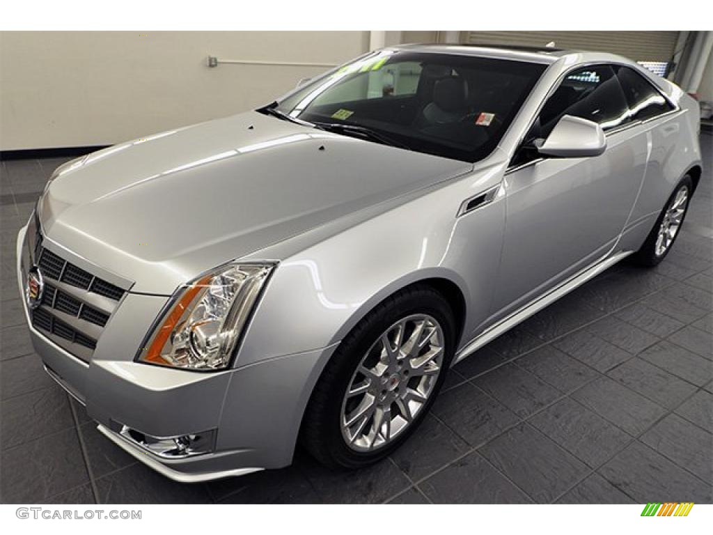 Radiant Silver Metallic 2011 Cadillac CTS Coupe Exterior Photo #46401642