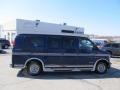 2001 Indigo Blue Metallic Chevrolet Express 1500 Passenger Conversion Van  photo #2