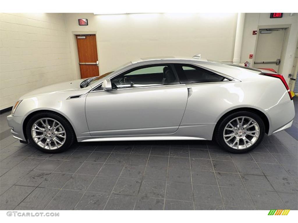 Radiant Silver Metallic 2011 Cadillac CTS Coupe Exterior Photo #46401657