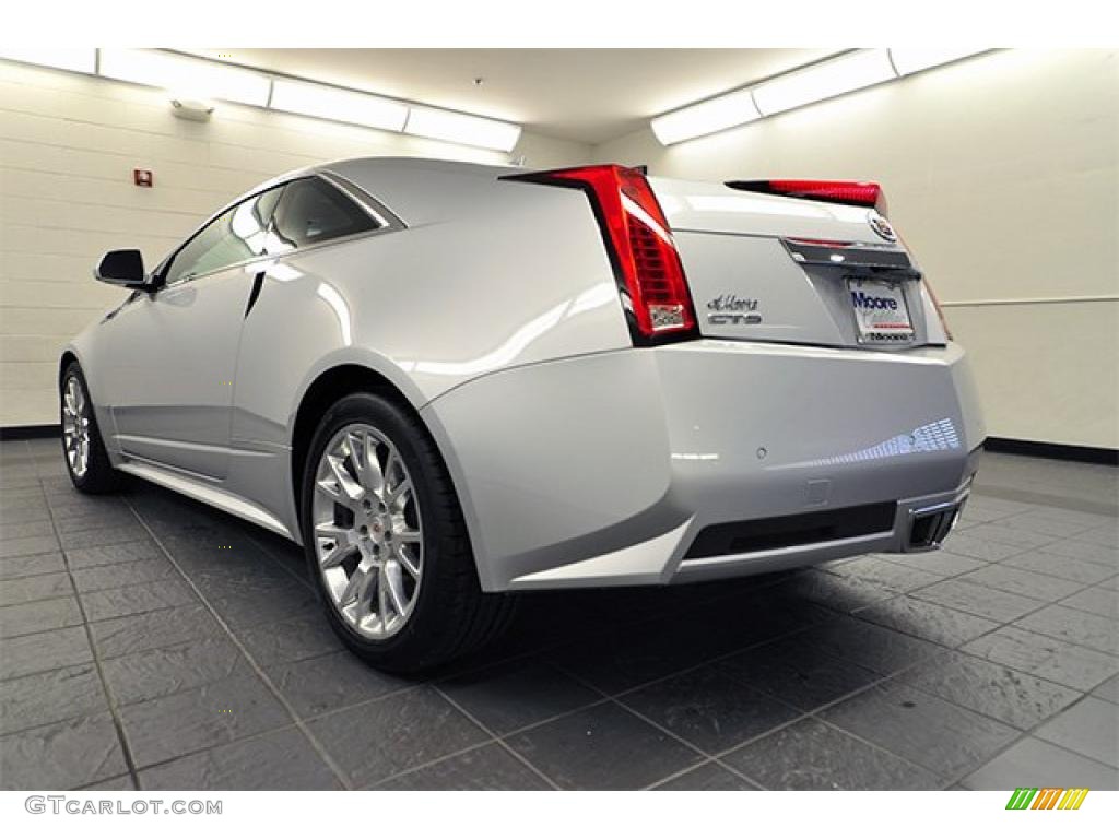 Radiant Silver Metallic 2011 Cadillac CTS Coupe Exterior Photo #46401672