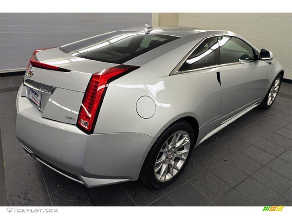 Radiant Silver Metallic 2011 Cadillac CTS Coupe Exterior Photo #46401699