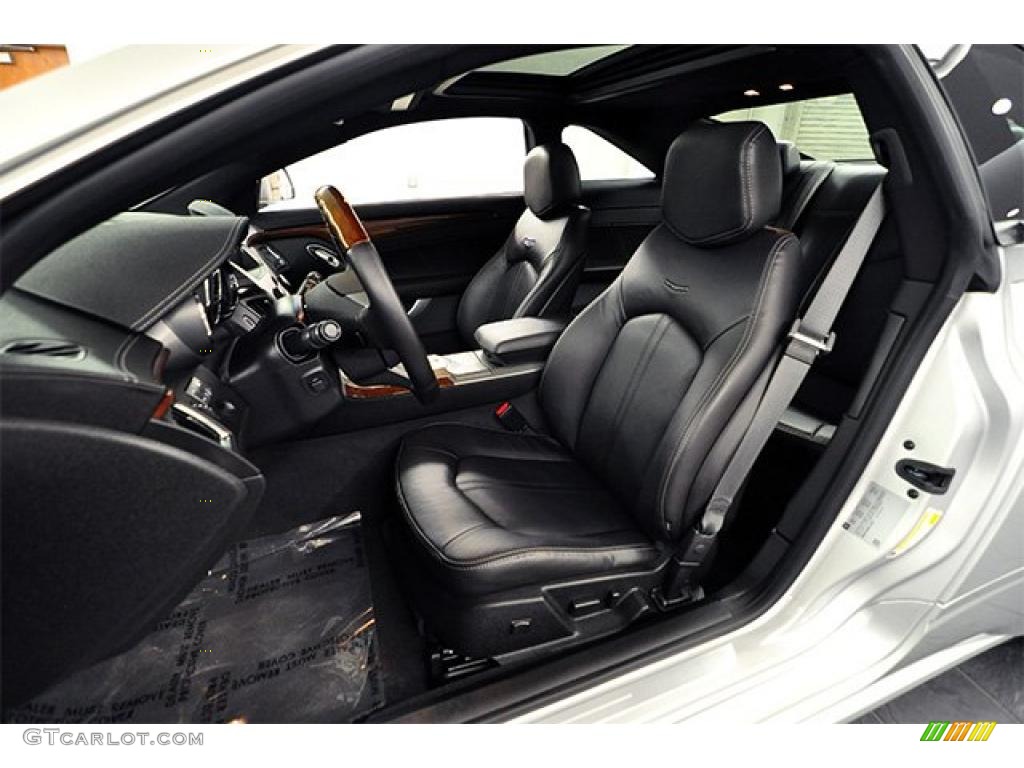 Ebony Interior 2011 Cadillac CTS Coupe Photo #46401729