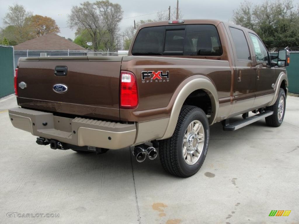 Golden Bronze Metallic 2011 Ford F250 Super Duty King Ranch Crew Cab 4x4 Exterior Photo #46401735