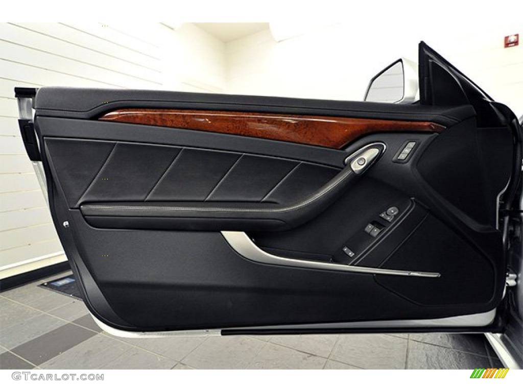 2011 Cadillac CTS Coupe Ebony Door Panel Photo #46401759