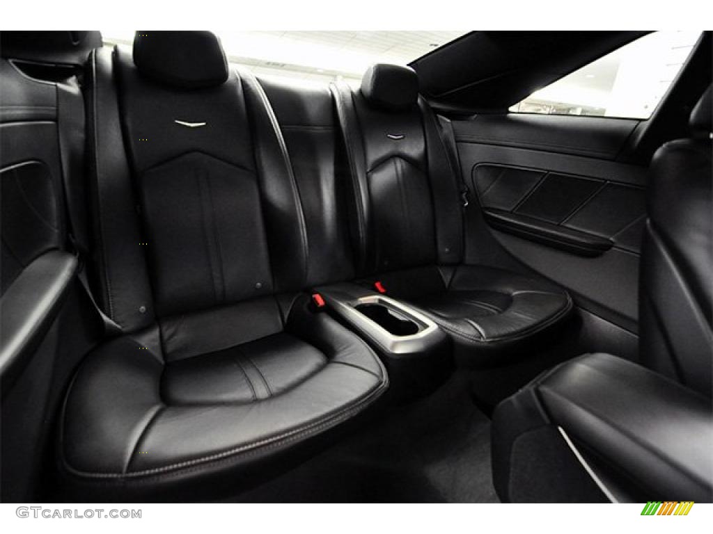Ebony Interior 2011 Cadillac CTS Coupe Photo #46401792