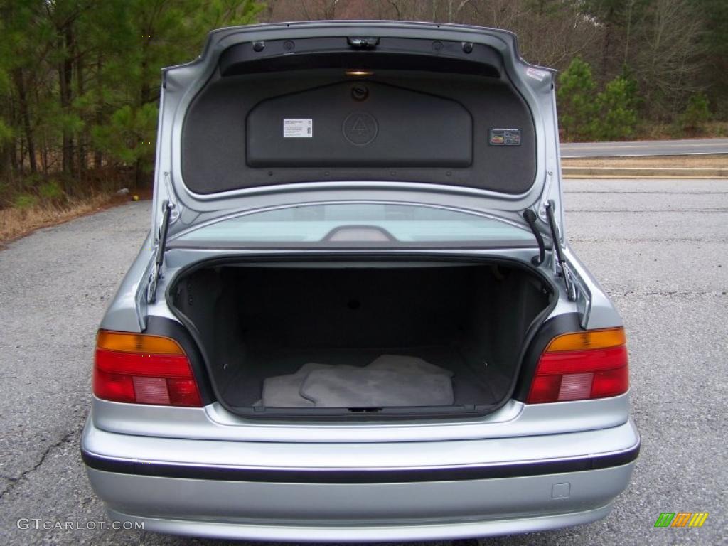 1997 5 Series 528i Sedan - Arctic Silver Metallic / Gray photo #43